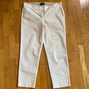 Talbots Seersucker Capri Pants, Sz 10